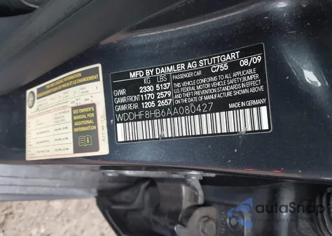 2010 Mercedes-Benz E 350 4Matic из США, поврежденный, VIN WDDHF8HB6AA080427